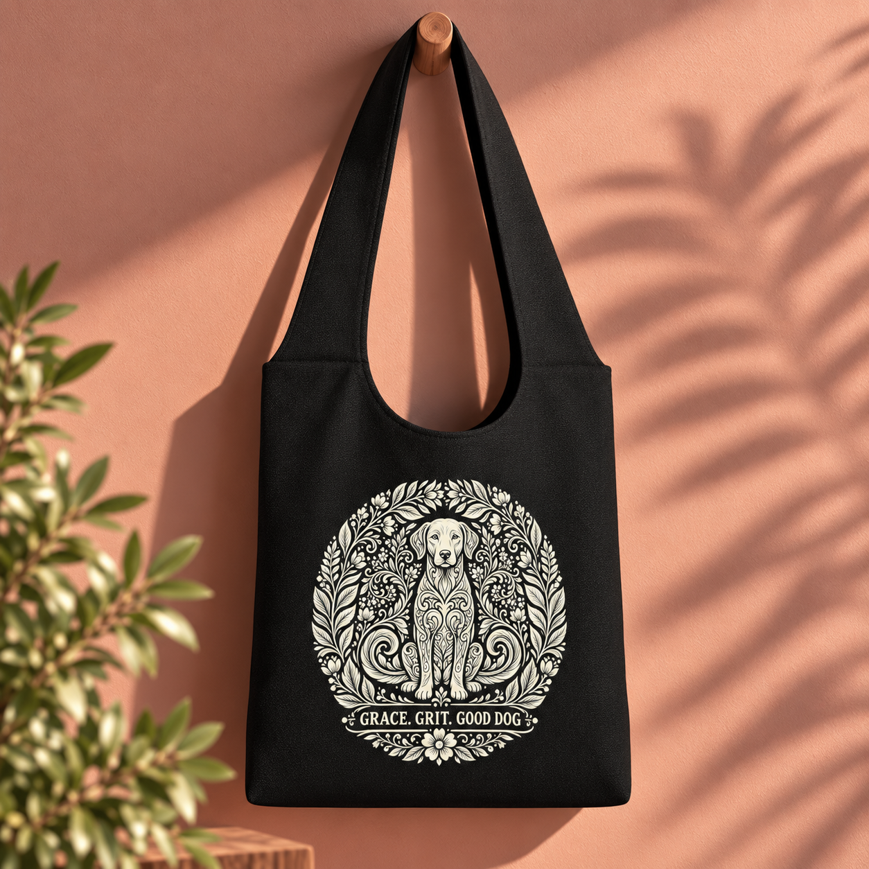 Grace Grit Good Dog Canvas Tote - Image 2