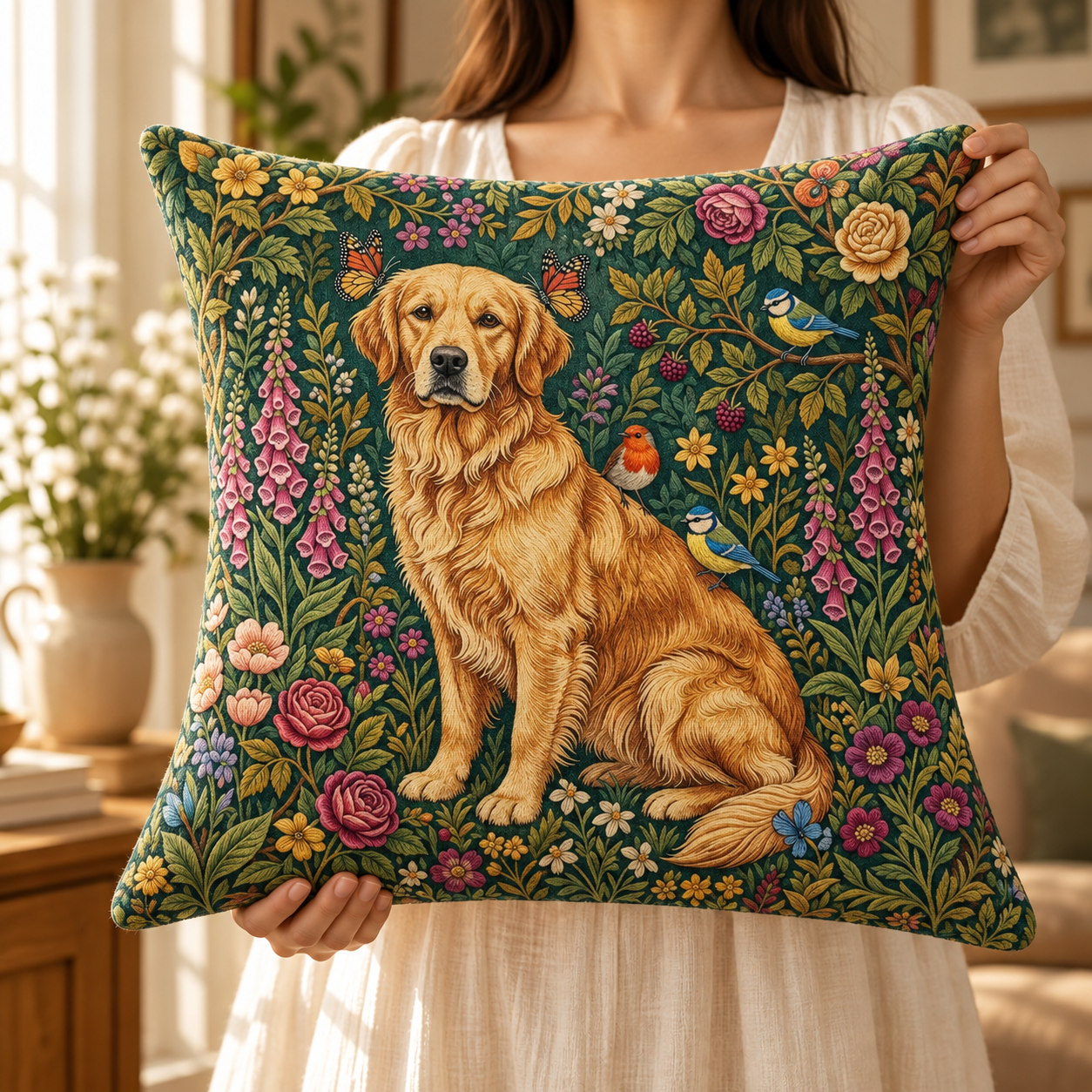 Wildflower Whispers Dog Cushion Covers - Image 2