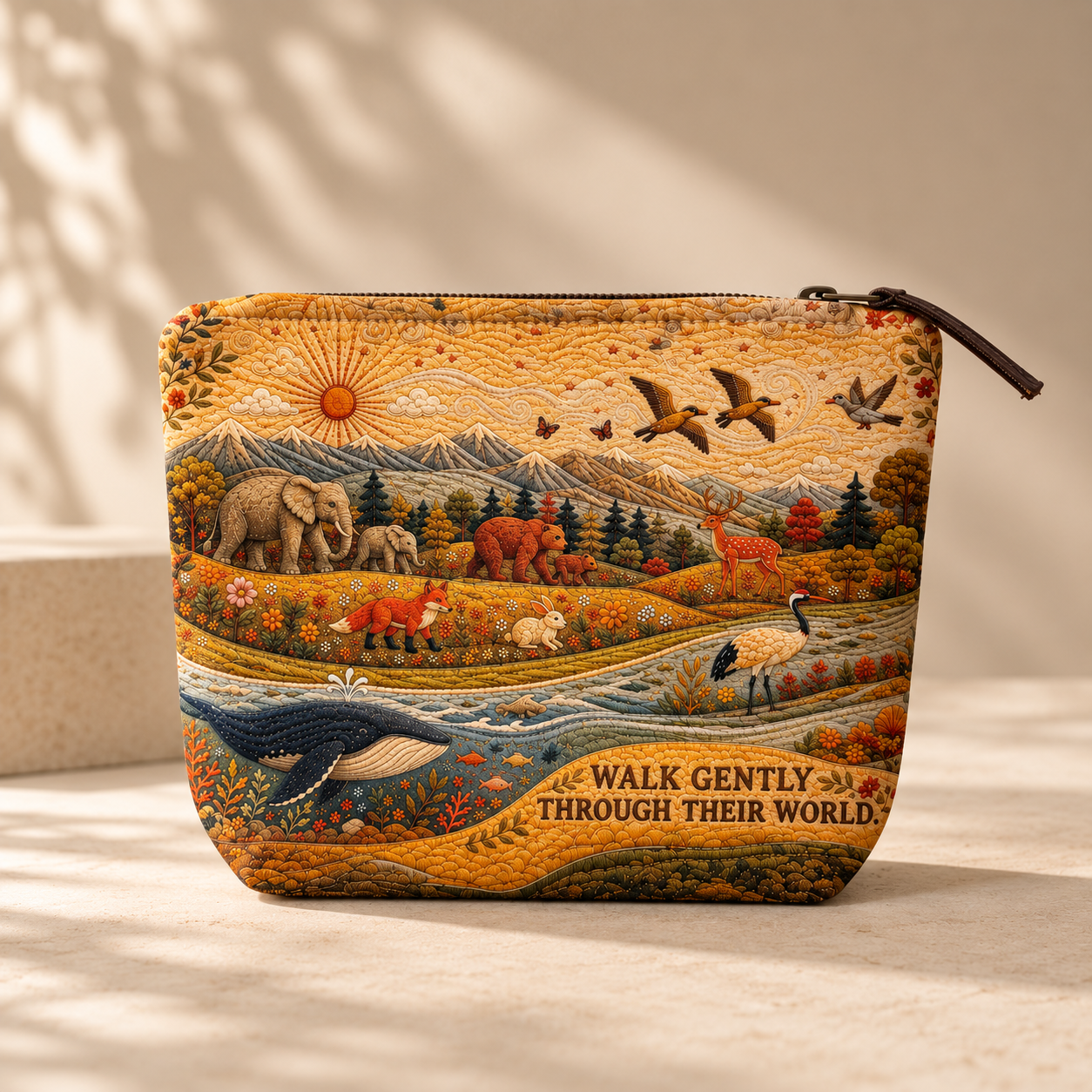 Walk Gently Wildlife Travel Pouch - Image 3