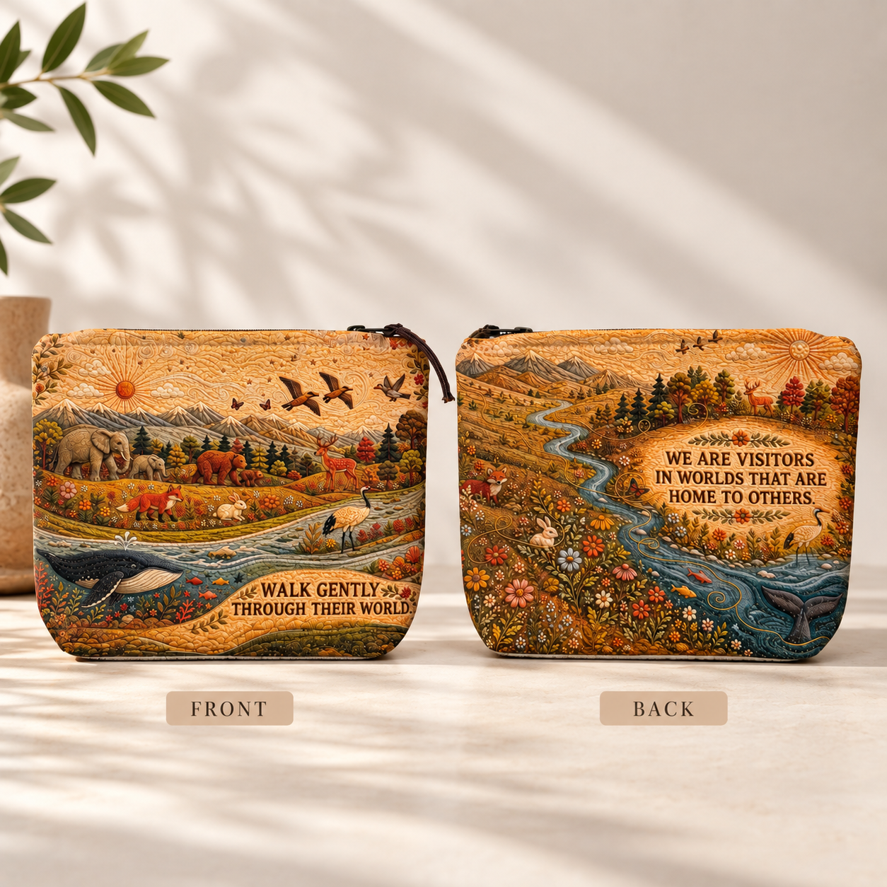 Walk Gently Wildlife Travel Pouch - Image 7